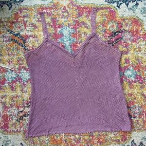 American Vintage Lavender Crocket - Knit Tank Top